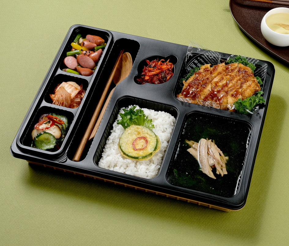 호반 수제돈까스 정식 (보온+보냉 도시락)/수거 포함