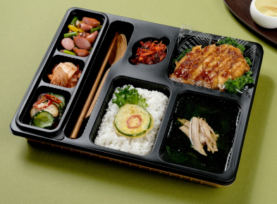 호반 수제돈까스 정식 (보온+보냉 도시락)/수거 포함