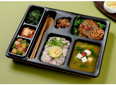 호반 수제떡갈비 정식 (보온+보냉 도시락) / 수거 포함