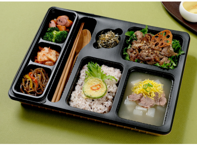 호반 소불고기 정식 (보온+보냉 도시락) / 수거 포함