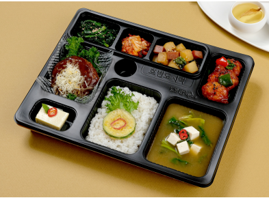 호반명품 3호 : 수제눈꽃치즈함박스테이크 + 칠리치킨 (보온+보냉 도시락) / 수거 포함