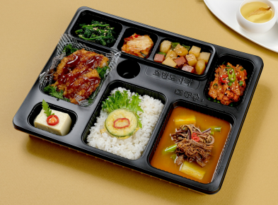 호반명품 4호 : 수제돈까스 + 제육볶음  (보온+보냉 도시락) / 수거 포함